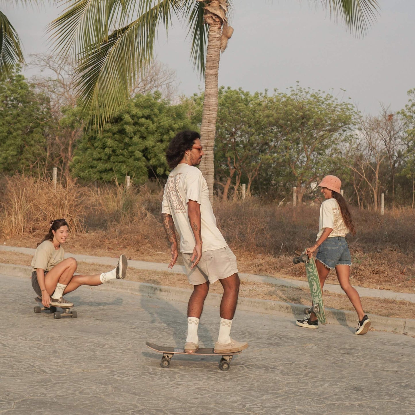 Playera Agave – Crema | Surf Skate Society