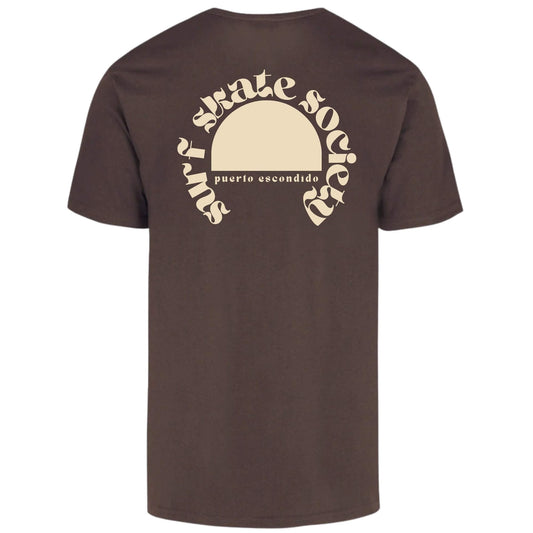 Playera Sol – Café | Surf Skate Society
