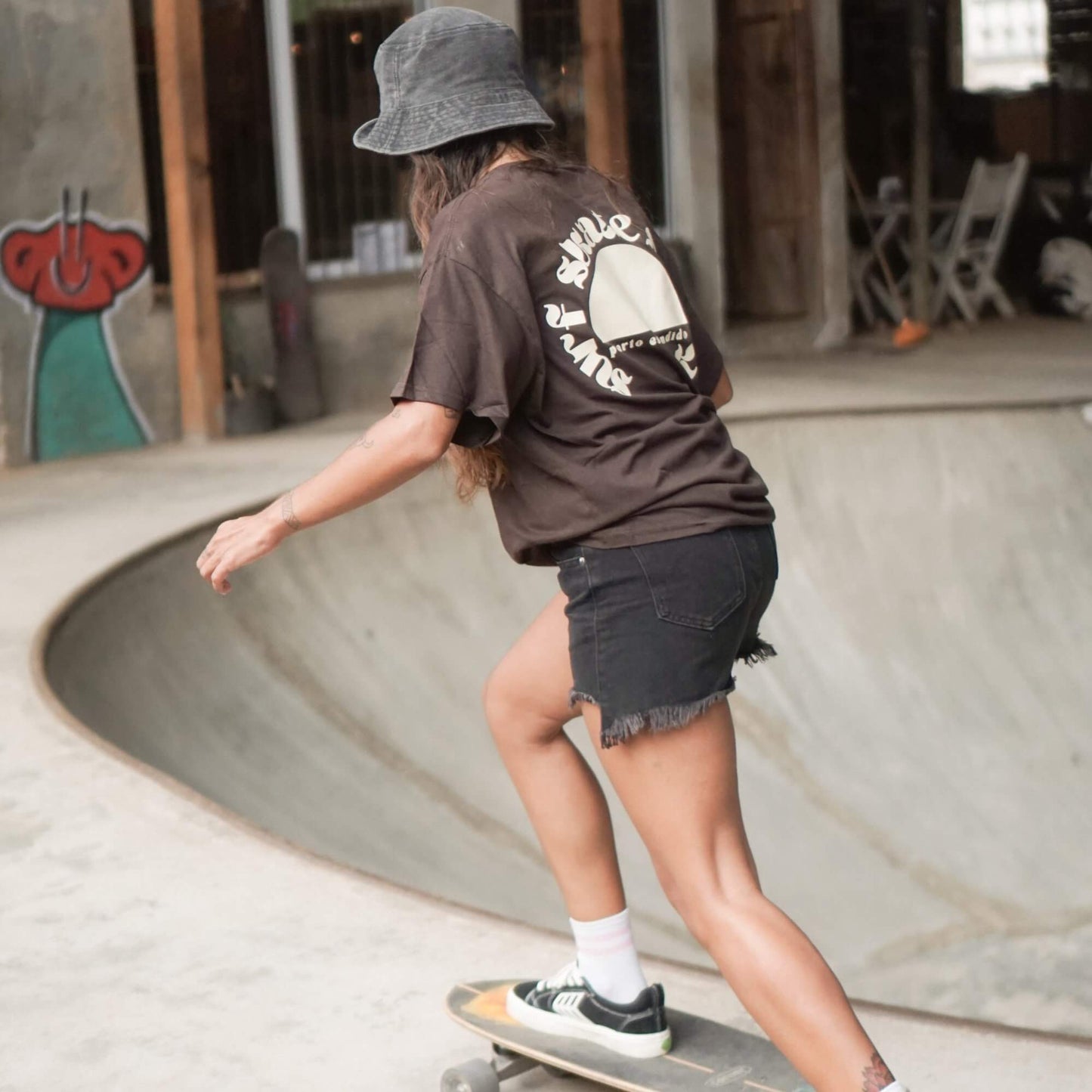 Playera Sol – Café | Surf Skate Society